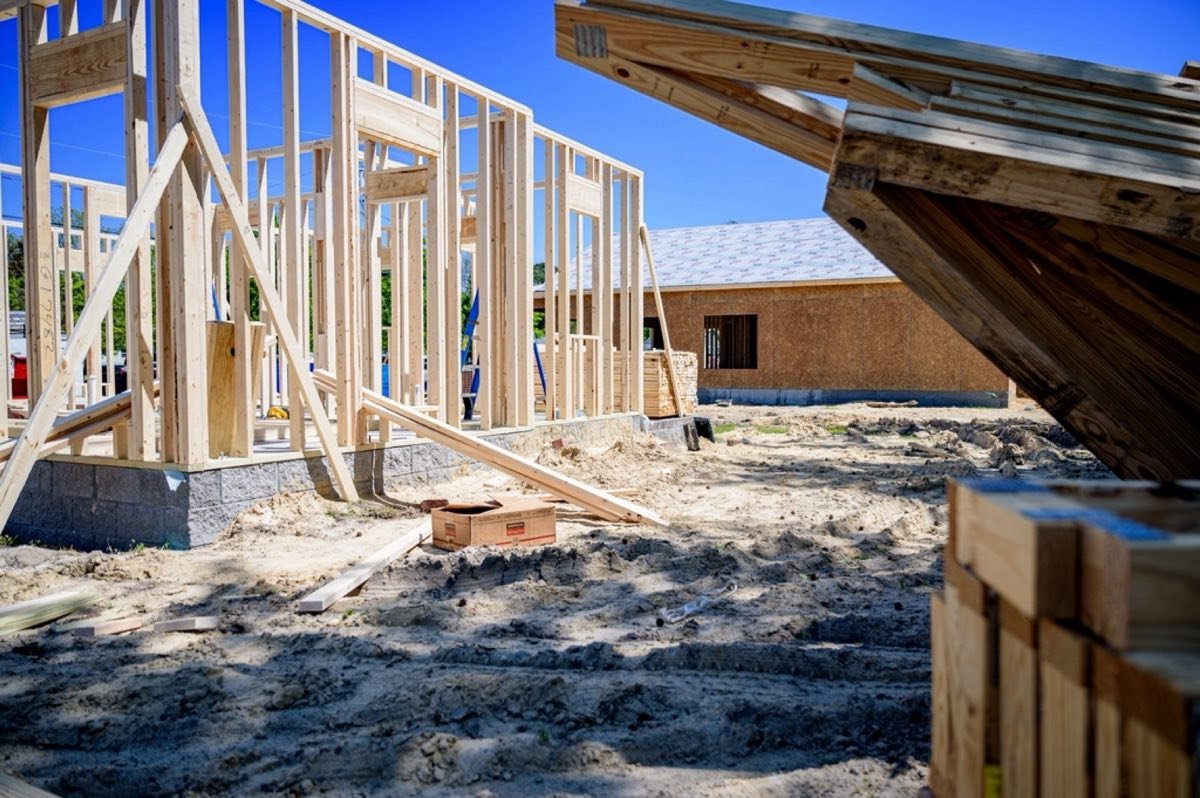 A house being prepared for new tenants
